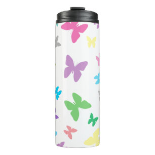 Bouteilles Isothermes Motif de papillons colorés