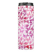 Bouteilles Isothermes Motif de papillons d'aquarelle violette (Dos)