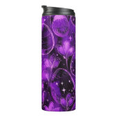 Bouteilles Isothermes Motif de Pâques gothique violet (Tourné sur la droite)