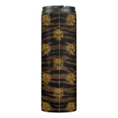 Bouteilles Isothermes Motif de Parties scintillant d'or Jungle Tiger (Dos)