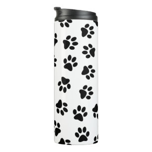 Bouteilles Isothermes Motif De Pâtes, Paniers De Chien, Paniers Noirs