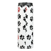 Bouteilles Isothermes Motif De Pâtes, Pâtes Noires, Pâtes Rouges, Coeurs (Dos)