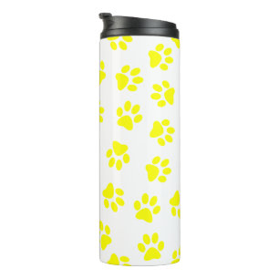 Bouteilles Isothermes Motif De Pâtes, Patrouilles De Chien, Paws Jaunes