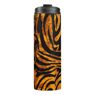 Bouteilles Isothermes Motif de peau animale. Le tissu Abstrait de Tige