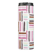 Bouteilles Isothermes Motif de pinceaux colorés amusants (Dos)