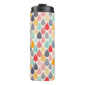 Bouteilles Isothermes Motif de point d'art pop Raindrop (Devant)