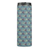 Bouteilles Isothermes Motif de poissons de point de polka (Dos)