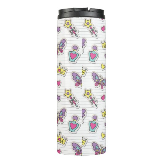 Bouteilles Isothermes motif de princesse de ballet (Dos)