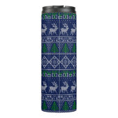 Bouteilles Isothermes Motif de rennes doux moche de Noël moderne (Dos)