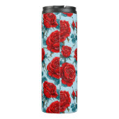 Bouteilles Isothermes Motif de roses rouges (Dos)