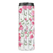 Bouteilles Isothermes Motif de saison sans couture avec pois doux. Sans  (Dos)