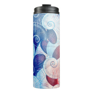 Bouteilles Isothermes Motif de scène de coquillage