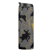 Bouteilles Isothermes Motif de silhouette Black Adam Lightning (Tourné sur la droite)