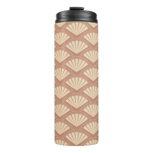 Bouteilles Isothermes Motif de style Art déco en rose