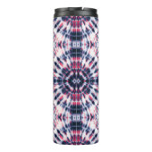 Bouteilles Isothermes Motif de teinture bleu et rouge (Dos)