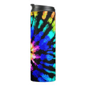 Bouteilles Isothermes Motif de teinture. shibori arc-en-ciel dessiné à l (Tourné sur la droite)