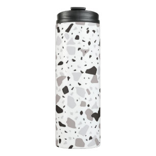 Bouteilles Isothermes Motif de Terrazzo monochromatique