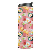 Bouteilles Isothermes Motif de tomate et d'oeufs au plat (Tourné sur la gauche)
