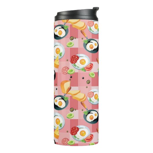 Bouteilles Isothermes Motif de tomate et d'oeufs au plat (Tourné sur la gauche)