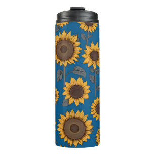 Bouteilles Isothermes Motif de tournesols jolis