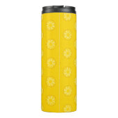 Bouteilles Isothermes Motif de tranches d'ananas jaune (Dos)