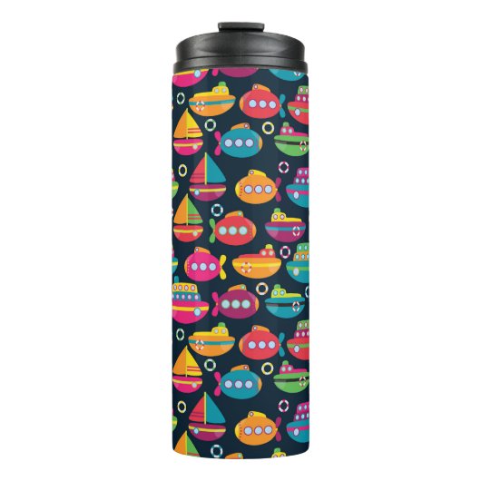 Bouteilles Isothermes Motif de transport maritime (Devant)