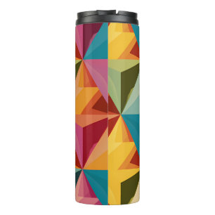 Bouteilles Isothermes Motif de triangle géométrique gras