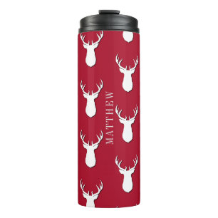 Bouteilles Isothermes Motif de trophée de cerf personnalisé Festif