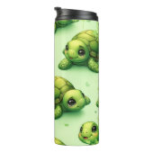 Bouteilles Isothermes Motif de Turtles joyeux (Tourné sur la droite)