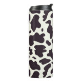 Bouteilles Isothermes Motif de vache noir et blanc Imprimer (Tourné sur la gauche)