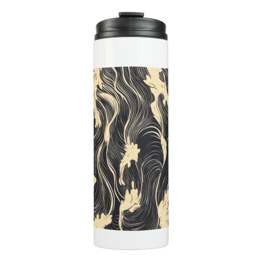 Bouteilles Isothermes Motif de vague (Devant)