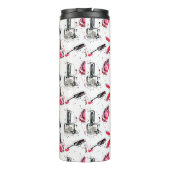 Bouteilles Isothermes Motif de vernis à ongles d'aquarelle (Dos)