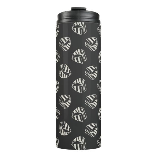 Bouteilles Isothermes Motif de voilier dessiné par craie (Devant)