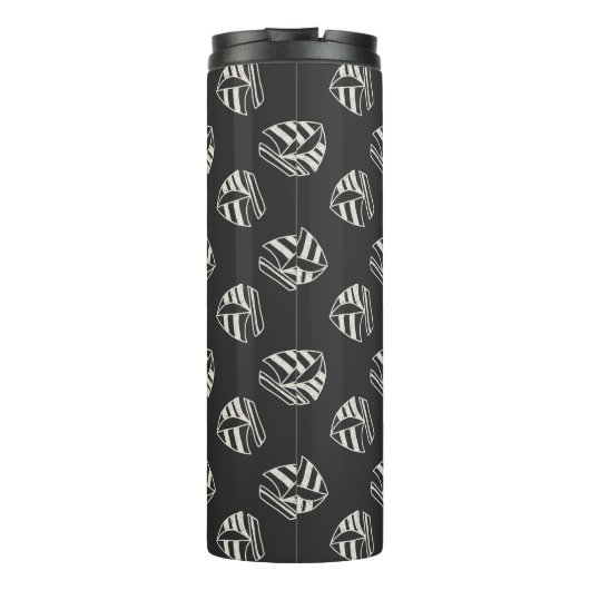 Bouteilles Isothermes Motif de voilier dessiné par craie (Dos)