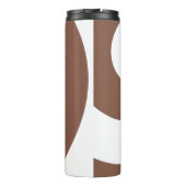 Bouteilles Isothermes Motif de wirl Brown et blanc (Dos)