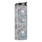 Bouteilles Isothermes Motif dentaire de bande dessinée (Tourné sur la gauche)