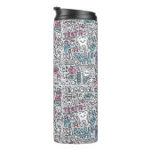 Bouteilles Isothermes Motif dentaire de bande dessinée (Tourné sur la droite)