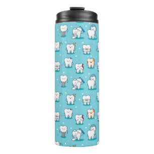 Bouteilles Isothermes Motif dentaire mignon