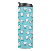 Bouteilles Isothermes Motif dentaire mignon (Tourné sur la droite)