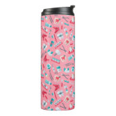 Bouteilles Isothermes Motif dentaire rose (Tourné sur la gauche)