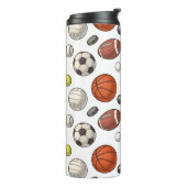 Bouteilles Isothermes Motif d'équipements sportifs (Tourné sur la gauche)