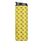 Bouteilles Isothermes Motif des abeilles d'été jaune (Tourné sur la droite)