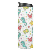 Bouteilles Isothermes motif des créatures de mer (Tourné sur la droite)