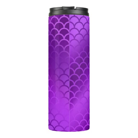 Bouteilles Isothermes Motif des échelles de sirène violet initiales pers (Dos)