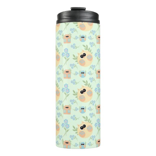 Bouteilles Isothermes motif des hiboux (Devant)