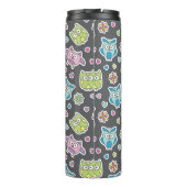 Bouteilles Isothermes motif des hiboux de bande dessinée (Dos)
