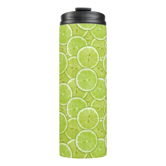 Bouteilles Isothermes Motif des tranches vertes de chaux (Devant)