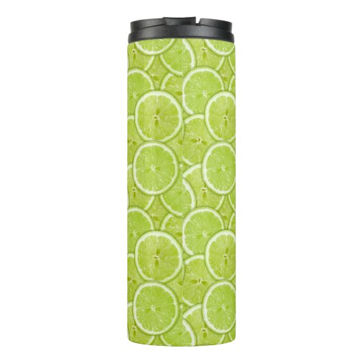 Bouteilles Isothermes Motif des tranches vertes de chaux (Dos)