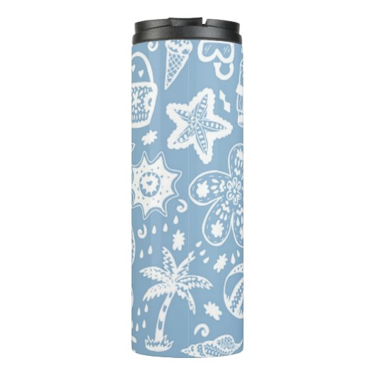 Bouteilles Isothermes Motif d'été (Dos)