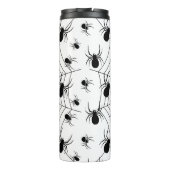 Bouteilles Isothermes Motif d'Halloween Black White araignées (Dos)
